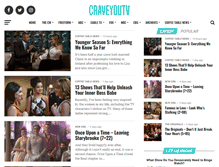 Tablet Screenshot of craveyoutv.com